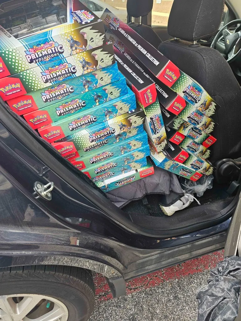 Sealed Pokémon TCG products a Plugged Inn member posted after a drop