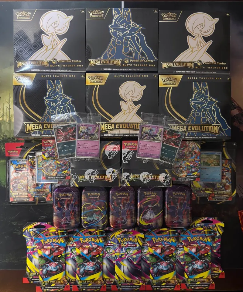 Sealed Pokémon TCG products a Plugged Inn member posted after a drop
