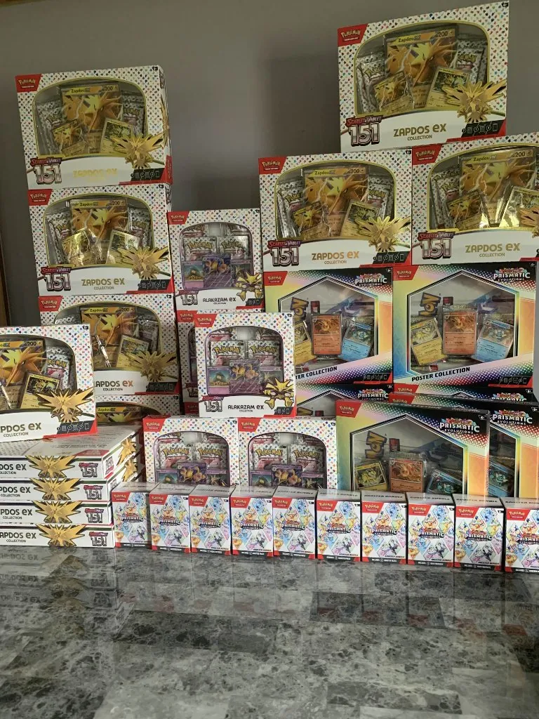 Sealed Pokémon TCG products a Plugged Inn member posted after a drop