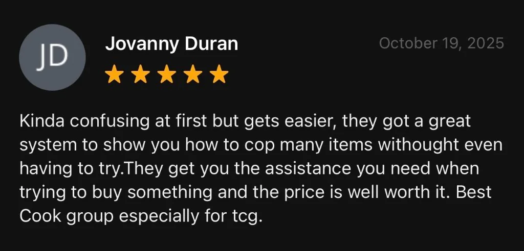 Jovanny Duran, 5 stars, 19 Oct 2025: Kinda confusing at first but gets easier. They've got a great system to show you how to cop many items.